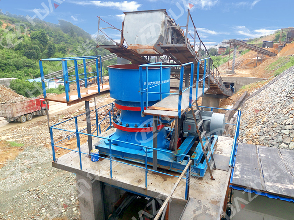 福建水口電站壩下工程：300t/h 砂石骨料系統生產線 