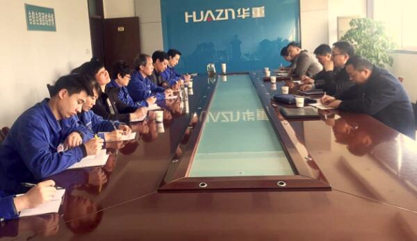 洛陽總工會、洛龍區工會來大華重工考察