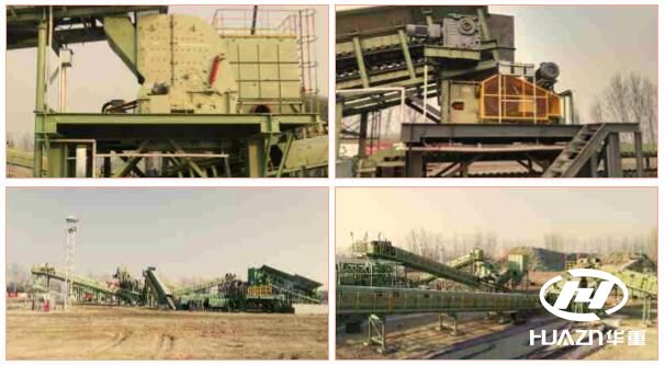 建筑垃圾生產線現場