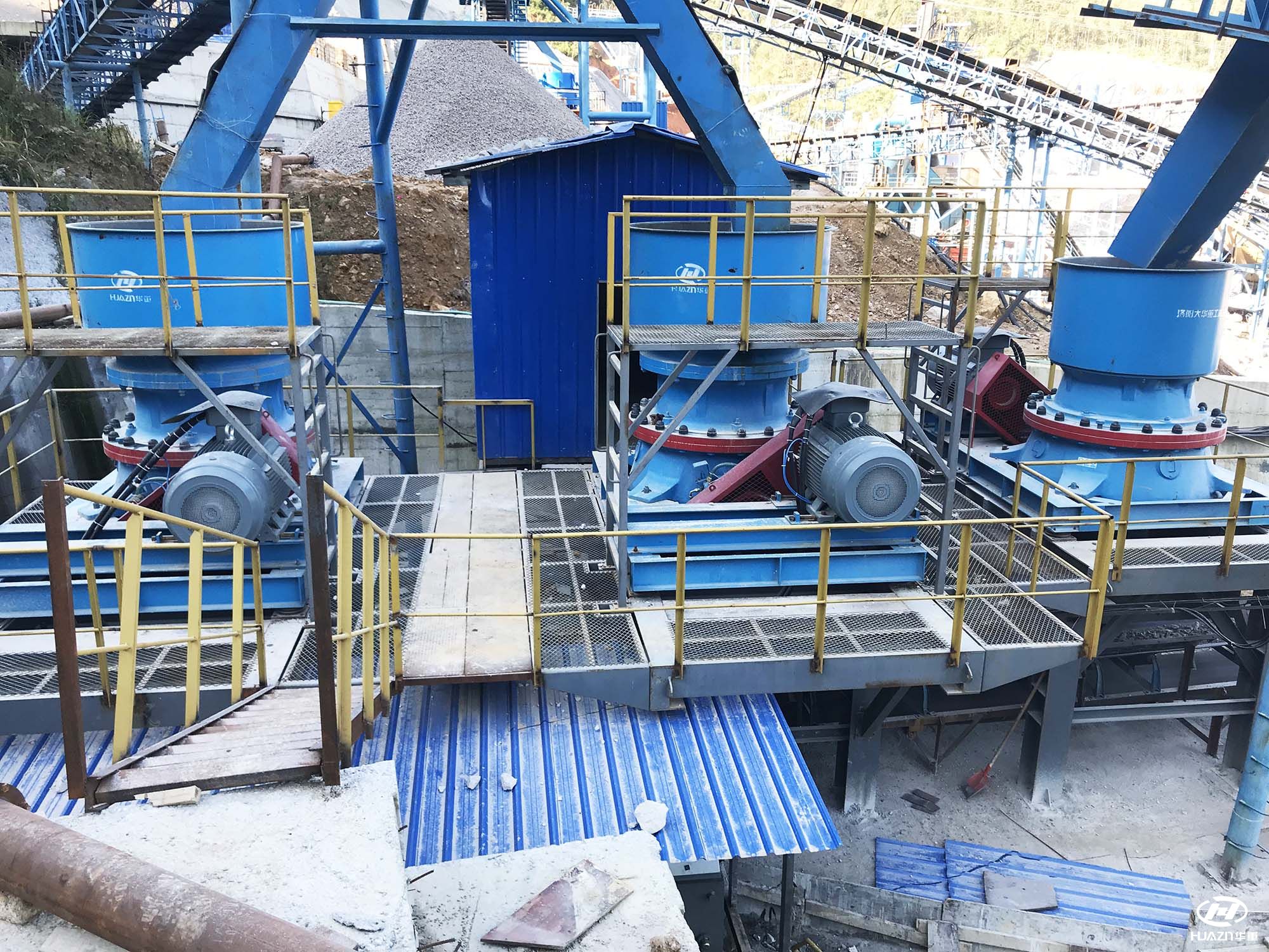 圓錐破碎機在福建水電站應(yīng)用