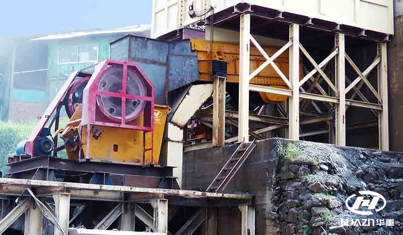 顎式破碎機應用現場