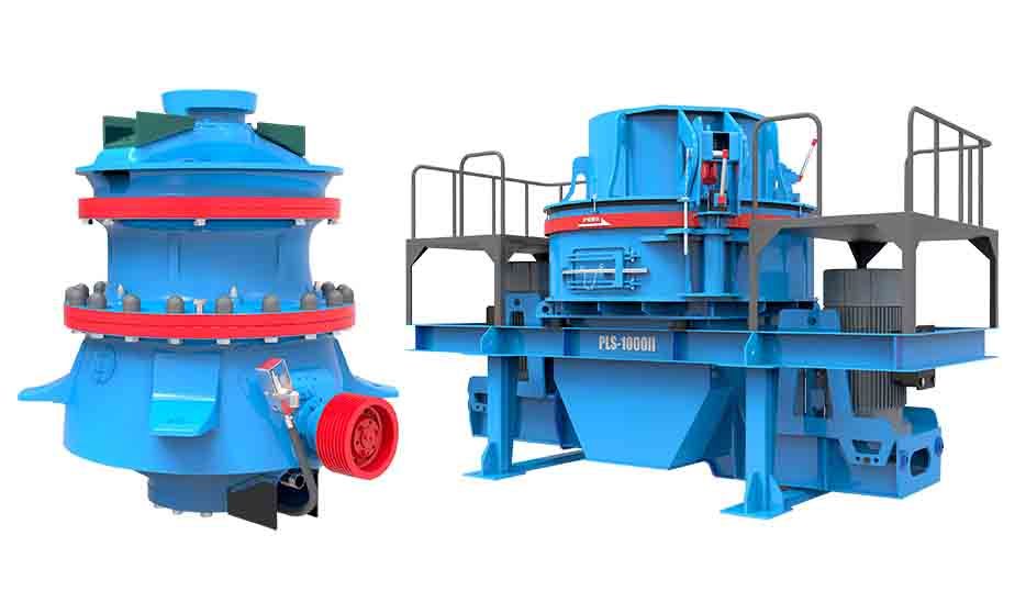 圓錐破碎機和立式沖擊破碎機