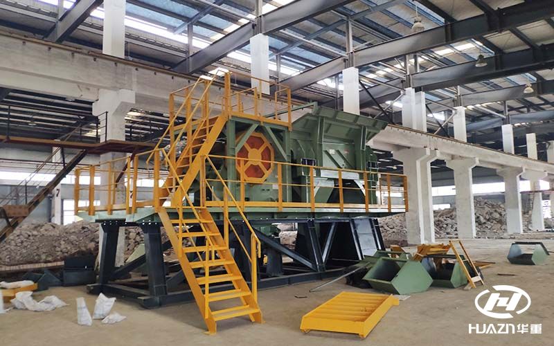 建筑垃圾生產線小模塊項目在大華重工啟動